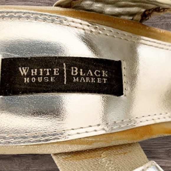 White House Black Market Cork Wedge Sandals – Size 8M - Picture 6 of 7